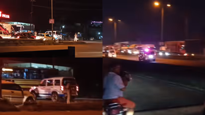 Thrissur traffic block