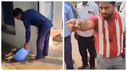 Municipality CMO Dumps Garbage In BJP Leader's Home