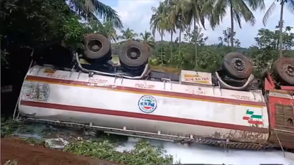 Tanker lorry accident