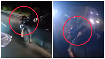 Drunk driving teacher in Gujarat drags biker for 1 5 km