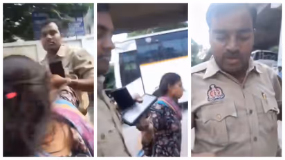 Woman takes policeman to station for making obscene gesture
