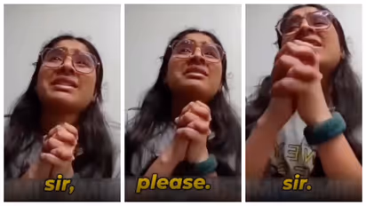 Indian woman cries after shoplifting in US