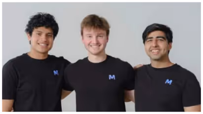 Mercor's founders, Brendan Foody, Adarsh Hiremath, Surya Midha