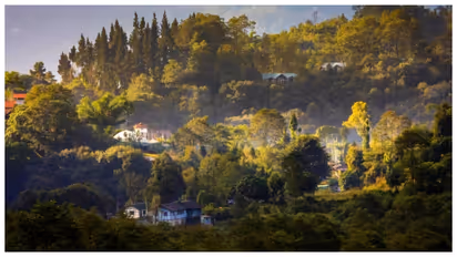 Yuksom town and valley