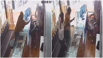 Failed robbery attempt CCTV footage