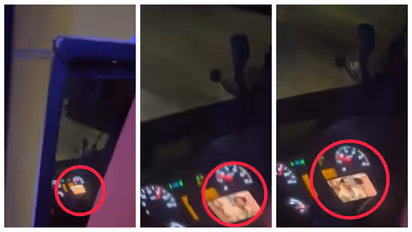 bus driver watching TV serial on mobile in bangalore