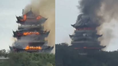 Chinese temple fire