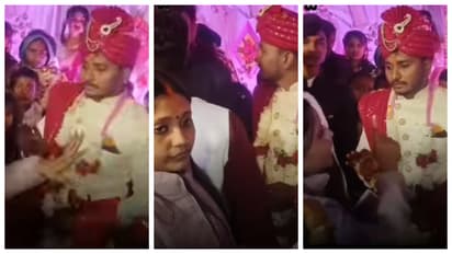 Woman in UP come with police to stop husband's second marriage 