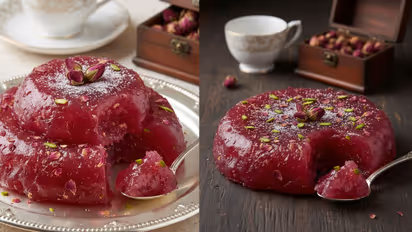 rose flavour karachi halwa