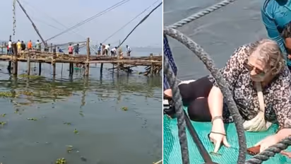 Chinese fishing nets Accident