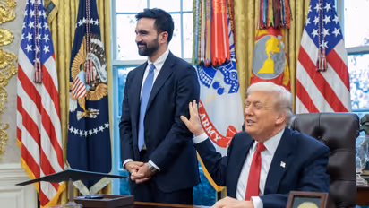 Donald Trump Zohran Mamdani met