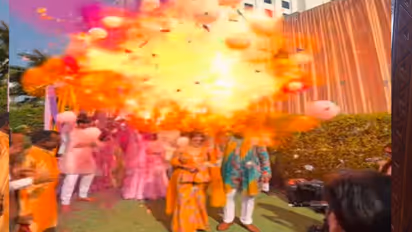 hydrogen balloon explosion