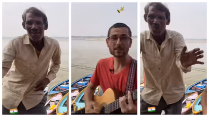 Local man dances to foreigners song