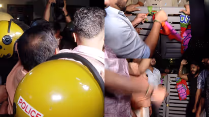 BJP Protest against Rahul Mamkootathil