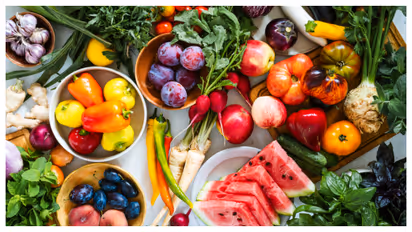 fruits and vegetables