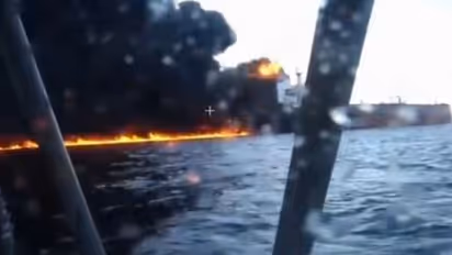 russian oil tanker attack
