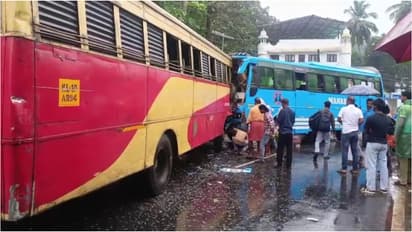 ksrtc private bus accident