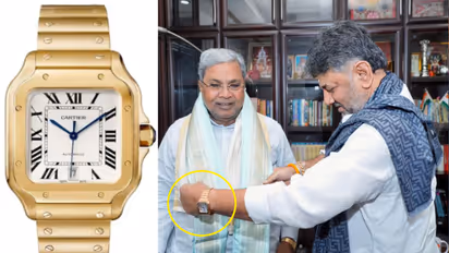 DK Shivakumar luxury watch