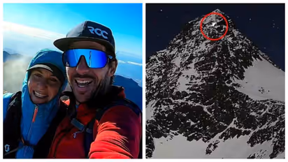 Mountaineer Thomas Plamberger and his girld friend Kerstin Gurtner