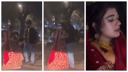 Brides secret meeting with boyfriend