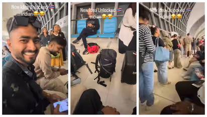 Indian man booked a seat in Thailand using their bag