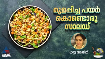 sprouted beans salad recipe