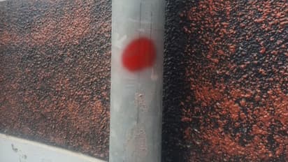 red marking