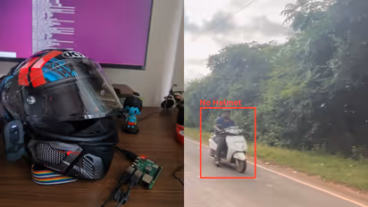 AI-powered helmet built by a Bengaluru techie flags traffic violations