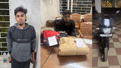 delivery boy arrested with drugs