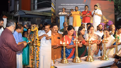 Rajiv Chandrasekhar lights Ayyappa Jyoti