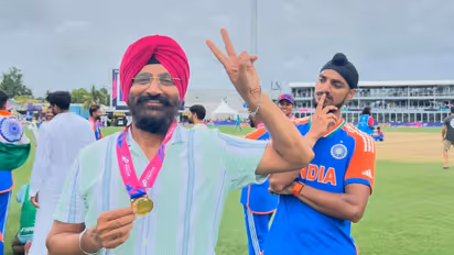 Arshdeep Singh and his Father Darshan