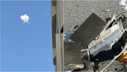 iran attack missile debris