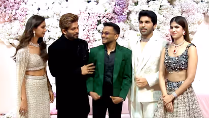 basil joseph attended allu sirishs pre wedding reception will basil and allu arjun to unite telugu media reports