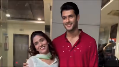 Shivam Dube and His Wife Anjum Khan