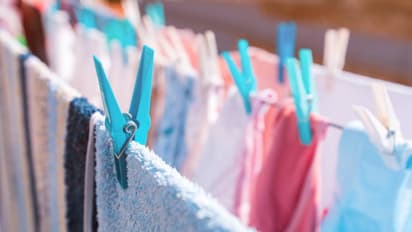 drying clothes