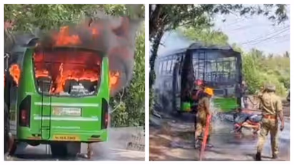 bus fire incident