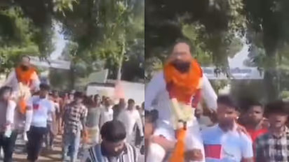 UP Rape Accused Grand Welcome
