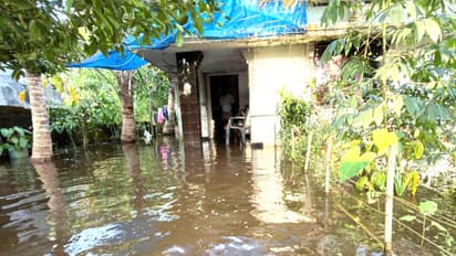waterlogging crisis after public canal encroachment in punnapra south