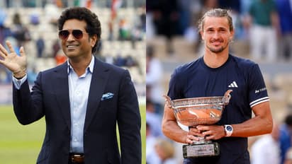 Sachin Tendulkar and Alexander Zverev