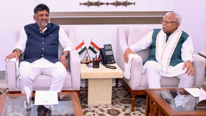 DK Shivakumar Manohar Lal Khattar