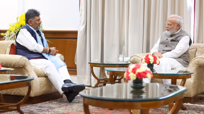 DK Shivakumar Meet Narendra Modi