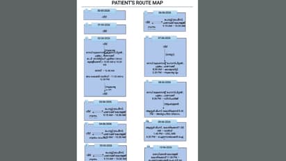 kerala health department releases nipah patient route map in kozhikode