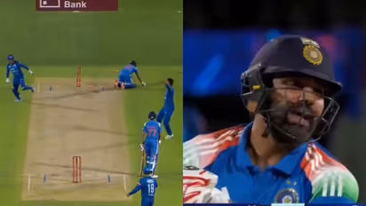 Rohit Sharma Run Out