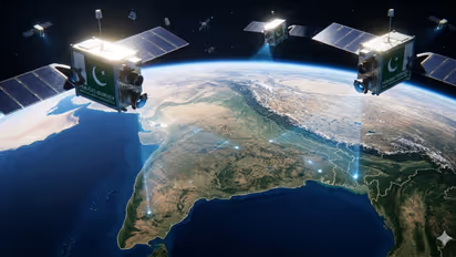 Pak Satellites watching India