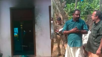 house set on fire and goat kid found slaughtered in navayikulam police investigate