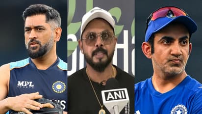 MS Dhoni, S Sreesanth, and Gautam Gambhir