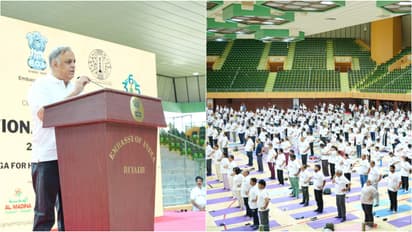 yoga day celebration