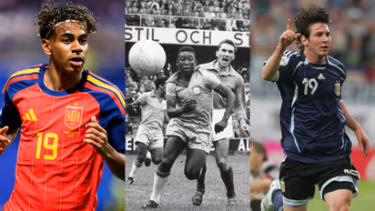 Youngest goalscorers in World Cup history Lamine Yamal, Pele, and Messi