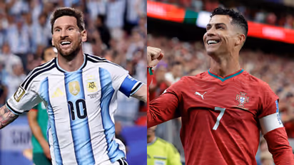 Lionel Messi and Cristiano Ronaldo