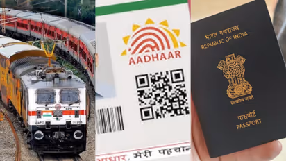 Passport Indian Railway Aadhar card